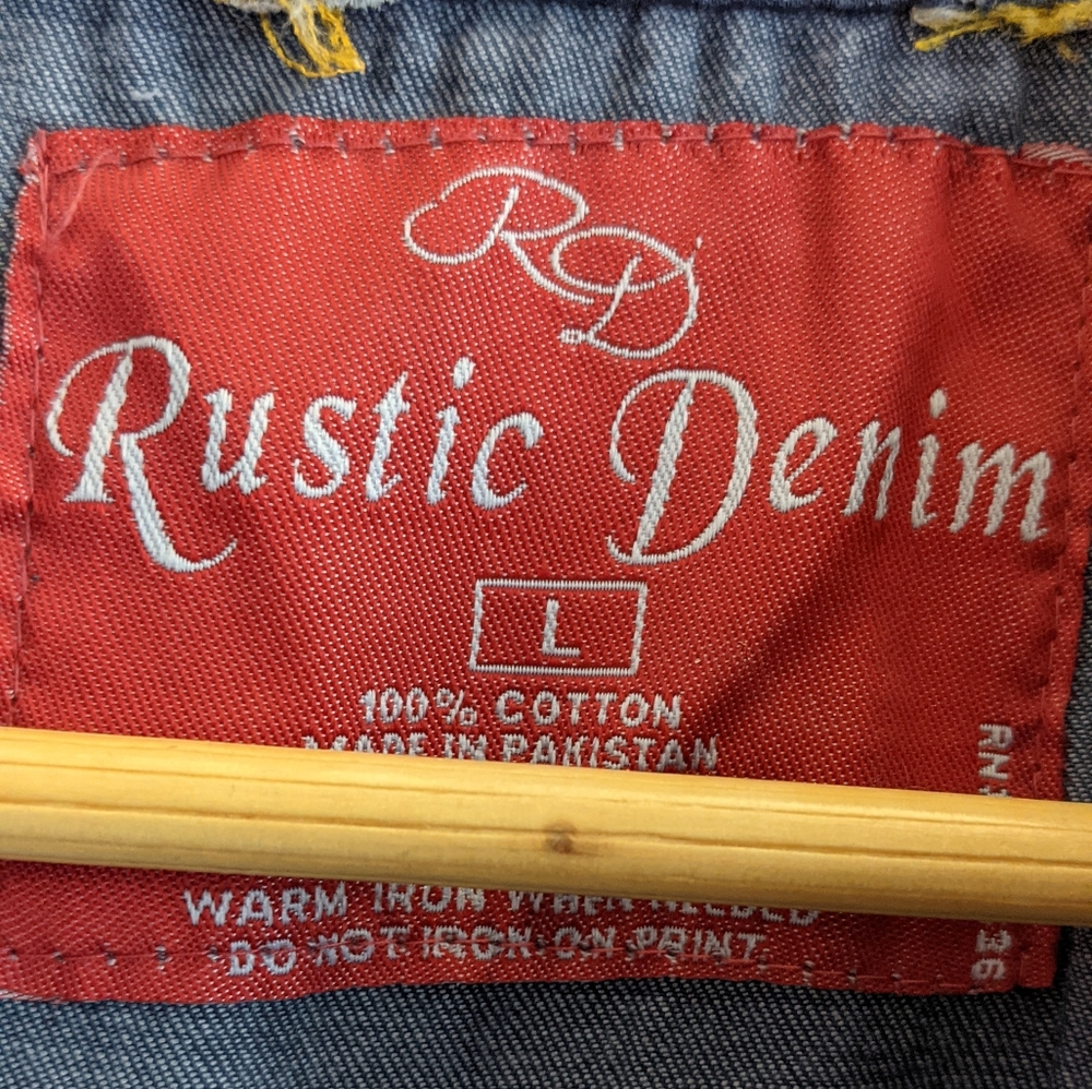 NWT Rustic Denim Jacket - Picture 4 of 4